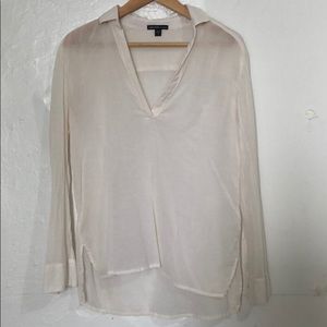 James Perse silk blend shirt size 1 women’s